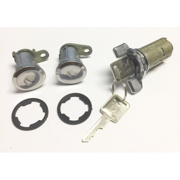 AccuPart Jeep Ignition Doors Locks Set with OE Keys AccuPart PY1937 Jeep Ignition Doors Locks Set with OE Keys for 87-90 Jeep Wrangler YJ & Cherokee XJ
