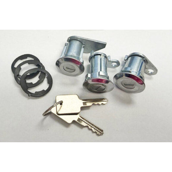 AccuPart AMC Jeep Front & Rear Door Lock Set AccuPart AMC Jeep Front & Rear Door Lock Set for 73-86 Jeep CJ5, CJ7, Wagoneer SJ, & 81-86 Grand Wagoneer