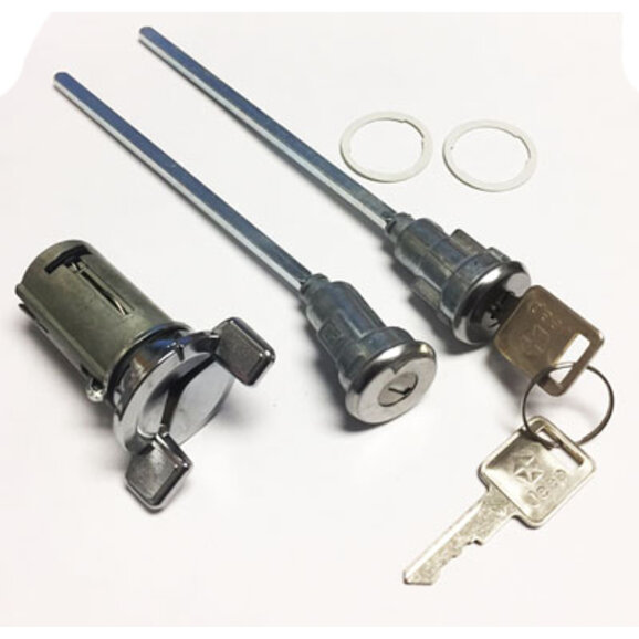 AccuPart Jeep Ignition & Door Lock Set with OE Keys AccuPart PY1938 Jeep Ignition & Door Lock Set with OE Keys for 74-81 Jeep Wagoneer SJ