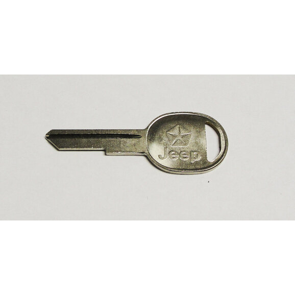 AccuPart Jeep Secondary Round Key Blank AccuPart NSK21 Jeep Secondary Round Key Blank for 73-86 Jeep CJ Series, 87-90 Wrangler YJ & 84-90 Cherokee XJ