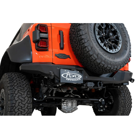 ADD Offroad Rock Fighter Rear Bumper ADD Offroad R26012NA0103 Rock Fighter Rear Bumper for 21-25 Ford Bronco Raptor