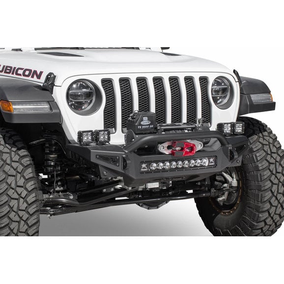 ADD Offroad Rock Fighter Front Winch Bumper ADD Offroad F964902080103 Rock Fighter Front Winch Bumper for 18-21 Jeep Wrangler JL & Gladiator JT