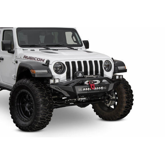 ADD Offroad Stealth Fighter Mid Length Front Winch Bumper ADD Offroad F961232080103 Stealth Fighter Mid Length Front Winch Bumper for 18-20 Jeep Wrangler JL & Gladiator JT