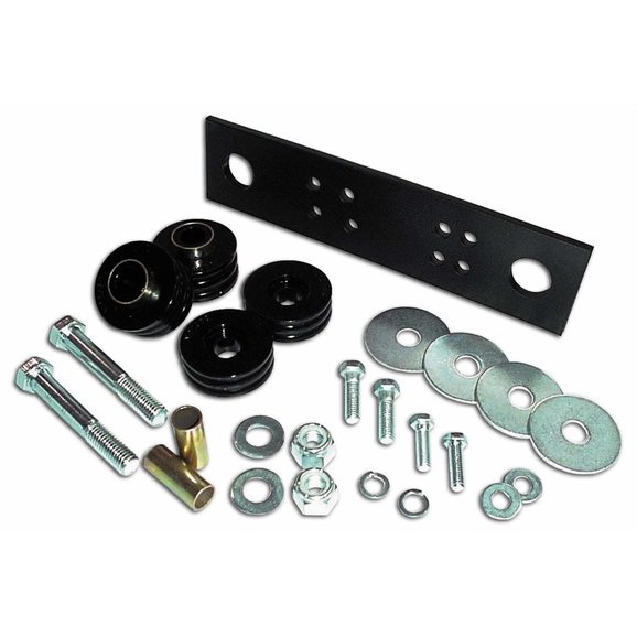 Advance Adapters Tranmission Crossmember Mount Advance Adapters 716008 Tranmission Crossmember Mount for 87-06 Jeep Wrangler YJ & TJ