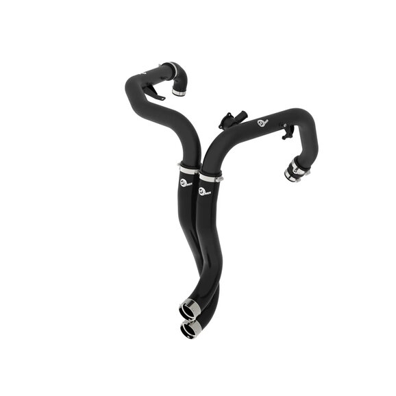 aFe Power BladeRunner Aluminum Charge Pipe in Black aFe Power BladeRunner Aluminum Charge Pipe in Black for 24-26 Ford Bronco Raptor 3.0L Engine