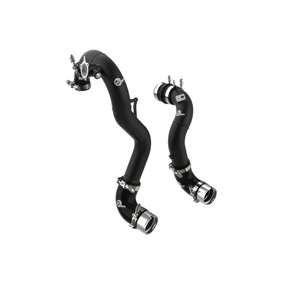 aFe Power BladeRunner Aluminum Hot and Cold Charge Pipe Kit in Black aFe Power  BladeRunner Aluminum Hot and Cold Charge Pipe Kit in Black for 21-26 Ford Bronco