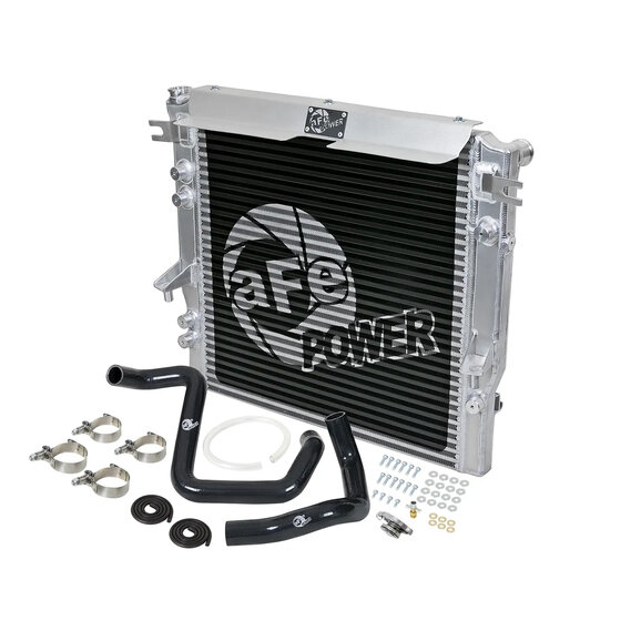 aFe Power BladeRunner GT Series Radiator aFe Power 46-50012-B BladeRunner GT Series Radiator for 12-18 Jeep Wrangler JK 3.6L