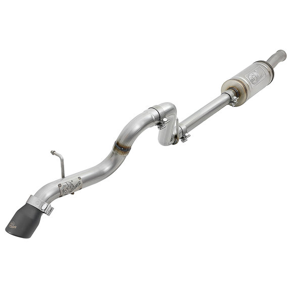 aFe Power Mach Force XP Hi-Tuck 2.5" 409 Stainless Cat-Back Exhaust System aFe Power Mach Force XP Hi-Tuck 2.5" 409 Stainless Cat-Back Exhaust System for 18-21 Jeep Wrangler JL w/ 3.6L