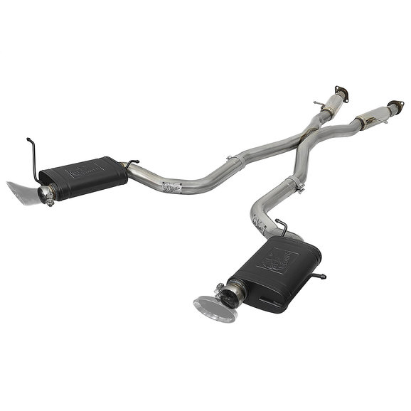 aFe Power Mach Force XP 3" 304 Stainless Cat-Back Exhaust System aFe Power Mach Force XP 3" 304 Stainless Cat-Back Exhaust System for 12-19 Grand Cherokee SRT-8 & Trackhawk w/ 6.4L & 6.2L Hemi