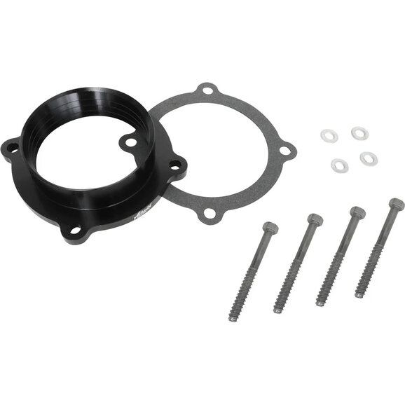 AIRAID PowerAid Throttle Body Spacer AIRAID 300-637 PowerAid Throttle Body Spacer for 12-26 Jeep Wrangler JL & JK with 3.6L engine