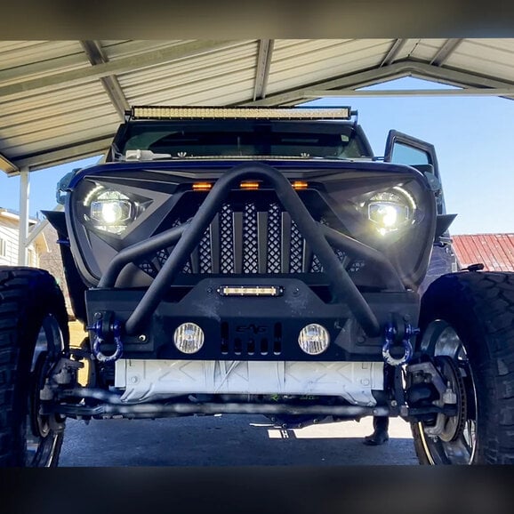 American Modified 9" Round Halo DRL LED Headlights W/ Start-up Animation American Modified AMJPCC00101 9" Round Halo DRL LED Headlights W/ Start-up Animation for 18-26 Jeep Wrangler JL & Gladiator JT