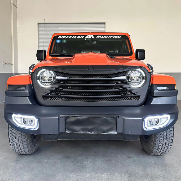 American Modified Tomahawk Grille American Modified Tomahawk Grille for 18-25 Jeep Wrangler JL & Gladiator JT W/O TrailCam