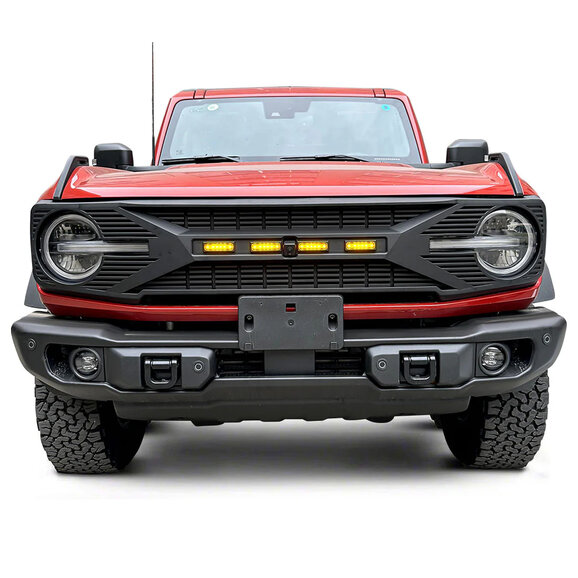 American Modified Tomahawk Grille American Modified Tomahawk Grille in Matte Black for 21-26 Ford Bronco