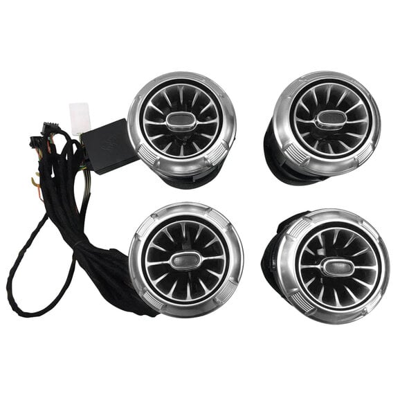 American Modified Turbo Air AC Vent with Ambient Light American Modified Turbo Air AC Vent with Ambient Light for 07-26 Jeep Wrangler JK, JL, & Gladiator JT