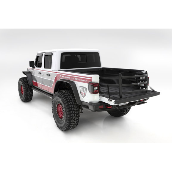 AMP Research BedXTender HD Sport Truck Bed Extender AMP Research 74833-01A BedXTender HD Sport Truck Bed Extender for 20-22 Jeep Gladiator JT