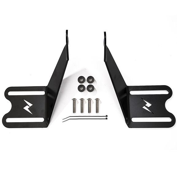 Anzo USA LED Light Bar Hood Mounting Bracket Kit Anzo USA LED Light Bar Hood Mounting Bracket Kit for 07-18 Jeep Wrangler JK