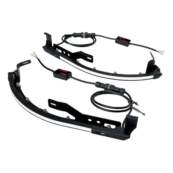 Aries LED Fender Lights Aries 1500230 LED Fender Lights for 07-18 Jeep Wrangler JK