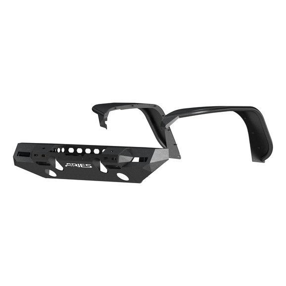 Aries TrailChaser Front Bumper with Turn Signal Corner End Caps & Front Fender Flares Aries TrailChaser Front Bumper with Turn Signal Corner End Caps & Front Fender Flares for 18-22 Jeep Wrangler JL Unlimited & Gladiator JT