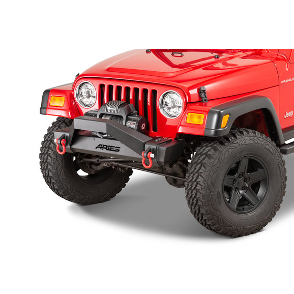 Aries TrailCrusher Brush Guard Aries 2156050 TrailCrusher Brush Guard for 97-18 Jeep Wrangler TJ & JK
