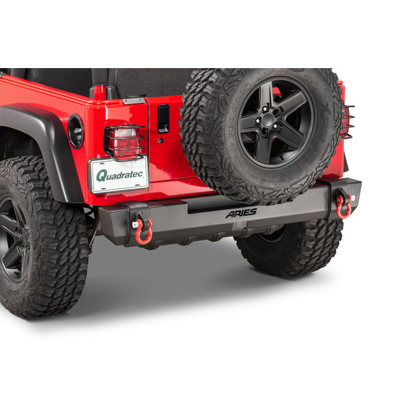 Aries Rear TrailCrusher Bumper Aries 2157001 Rear TrailCrusher Bumper for 97-06 Jeep Wrangler TJ