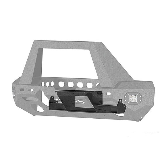 Aries Winch Reinforcement Bracket Aries 2072102 Winch Reinforcement Bracket for 18-23 Jeep Wrangler JL & Gladiator JT with TrailChaser Bumper