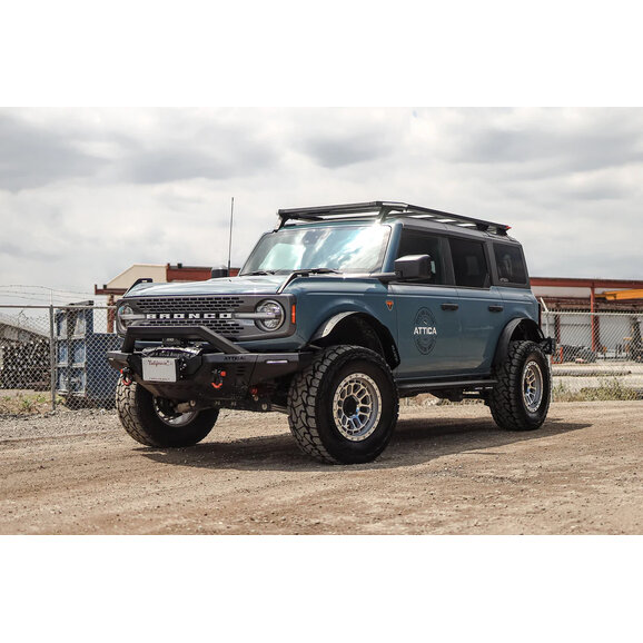 Attica 4x4 Frontier Series Roof Rack Attica 4x4 ATTFB01F101-BX Frontier Series Roof Rack for 21-25 Ford Bronco