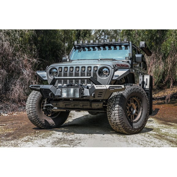 Attica 4x4 Frontier Series Front Modular Bumper Attica 4x4  Frontier Series Front Modular Bumper for 18-24 Jeep Wrangler JL & Gladiator JT