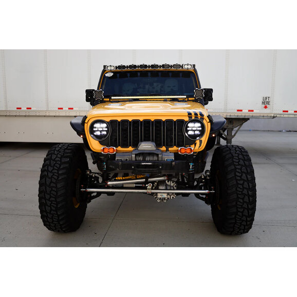 Attica 4x4 Apex Series Headlights Attica 4x4 CHATT0771-H6-GBC-SQ Apex Series Headlights for 18-24 Jeep Wrangler JL & Gladiator JT