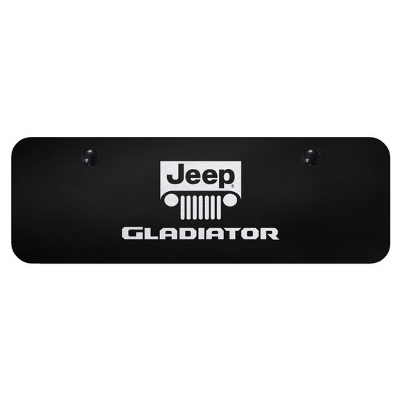 Automotive Gold Laser Etched Stainless Gladiator Mini License Plate  Automotive Gold  Laser Etched Stainless Gladiator Mini License Plate