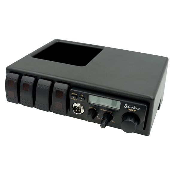 Shown with switches and CB radio sold separately