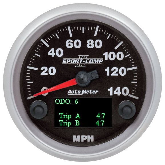 Auto Meter iCAN 3 3/8" Sport II Speedometer Gauge 0-140 MPH Auto Meter 880828 iCAN 3 3/8" Sport II Speedometer Gauge 0-140 MPH