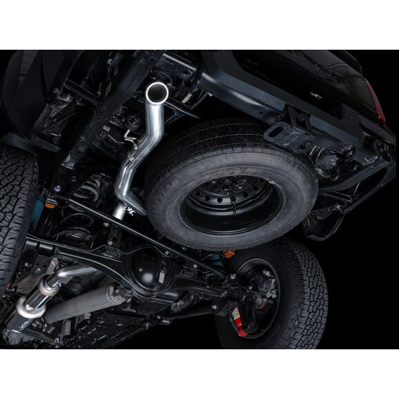 AWE Exhaust 0FG Exhaust for 24-26 Tacoma with bash guard under truck AWE Exhaust 0FG Exhaust for 24-26 Tacoma with bash guard under truck