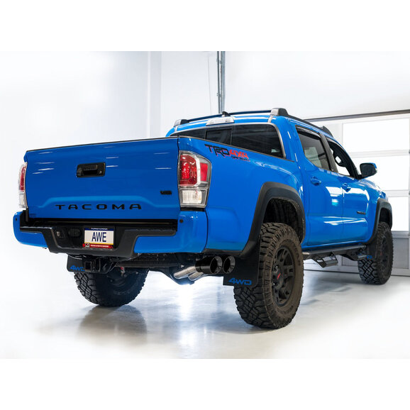 AWE 0FG Exhaust Tacoma Gen 3 with Black Tips AWE 0FG Exhaust Tacoma Gen 3 with Black Tips