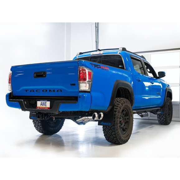 AWE 0FG Exhaust Tacoma Gen 3 with Chrome Tips AWE 0FG Exhaust Tacoma Gen 3 with Chrome Tips