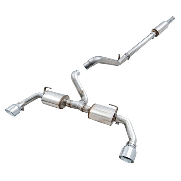AWE Exhaust Tread Edition Axle Back Exhaust System AWE Exhaust Tread Edition Axle Back Exhaust System for 18-22 Jeep Wrangler JL with 3.6L or 2.0L Engine