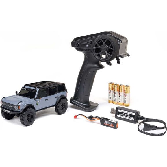 Axial SCX30 Ford Bronco 4x4 RTR Brushed Rock Crawler (1:30) Axial SCX30 Ford Bronco 4x4 RTR Brushed Rock Crawler (1:30)