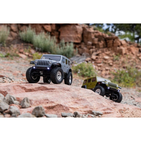 アキシャル SCX24 ジープラングラー ラジコン 1/24 SCX24 2019 Jeep Wrangler JLU CRC 4X4 RTR Brushed Rock