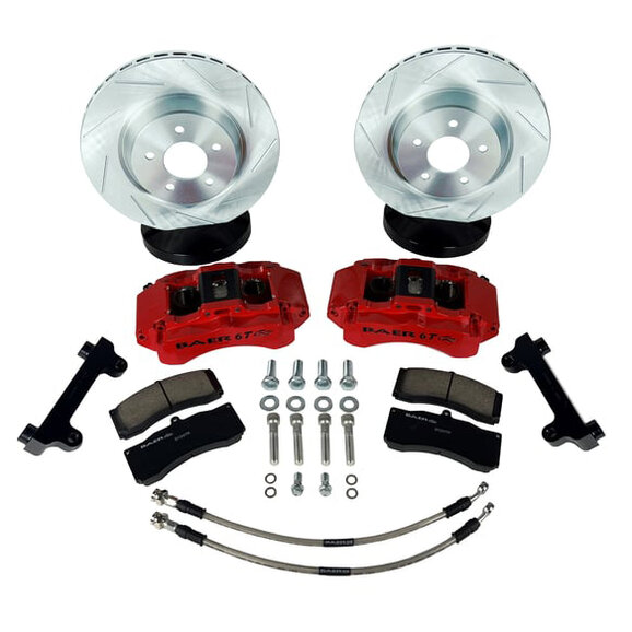 Baer 13.5" 6T Front Brake Kit Baer 13.5" 6T Front Brake Kit for 07-25 Jeep Wrangler JK, JL & Gladiator JT with OE Spindles & Hubs