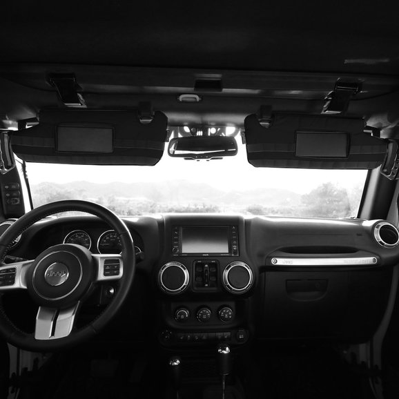 Bartact  PALS MOLLE Sun Visor Covers for 18-22 Jeep Wrangler JL