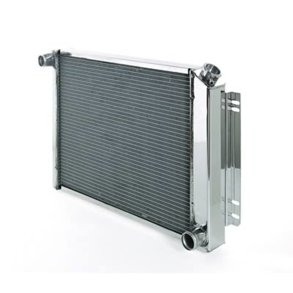 Be Cool Polished Aluminum Radiator Be Cool 61027 Polished Aluminum Radiator for 72-86 Jeep CJ-5, CJ-6, CJ-7 & CJ-8 with Manual Transmission