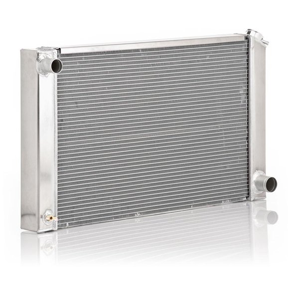 Be Cool Polished Aluminum Radiator Be Cool 63027 Polished Aluminum Radiator for 72-86 Jeep CJ-5, CJ-6, CJ-7 & CJ-8 with Automatic Transmission