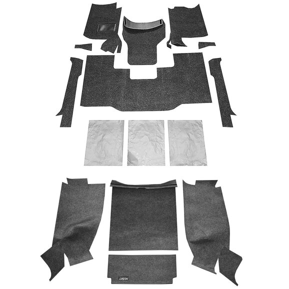 Husky Liners Guardian Comfort Carpeted Floor Covering Kit with Cutouts Husky Liners Guardian Comfort Carpeted Floor Covering Kit with Cutouts for 87-95 Jeep Wrangler YJ