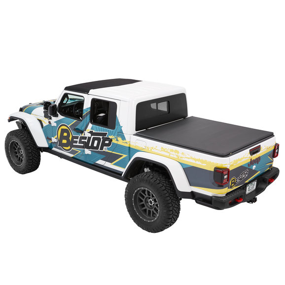 Bestop EZ-Fold Tri-Fold Soft Tonneau Cover Bestop  EZ-Fold Tri-Fold Soft Tonneau Cover for 20-22 Jeep Gladiator JT