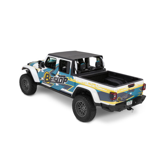 Bestop Header Cable Style Safari Bikini Top Bestop Header Cable Style Safari Bikini Top for 20-25 Jeep Gladiator JT