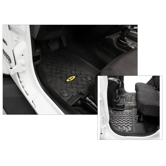 Bestop All Weather Floor Liners Bestop All Weather Floor Liners for 18-24 Jeep Wrangler JL Unlimited 4-Door