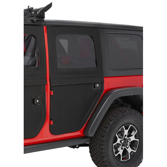 Bestop  2-Piece Fabric Doors  for 18-25 Jeep Wrangler JL 2-Door & Gladiator JT