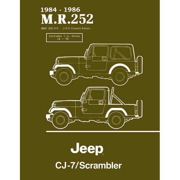 19 Jeep Shop Manual Cj5 Cj7 Cj8 Cherokee Wagoneer Truck Scrambler Repair Car Manuals Literature Service Repair Manuals 19 Jeep Shop Manual Cj5 Cj7 Cj8 Cherokee Wagoneer Truck Scrambler Repair Car Manuals Literature Service Repair Manuals