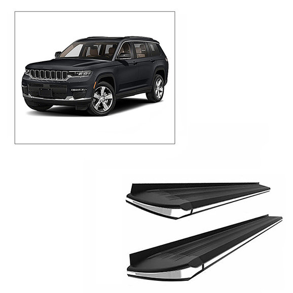 Black Horse Off Road Exceed Running Boards Black Horse Off Road EX-JPGC79 Exceed Running Boards for 21-23 Jeep Grand Cherokee L
