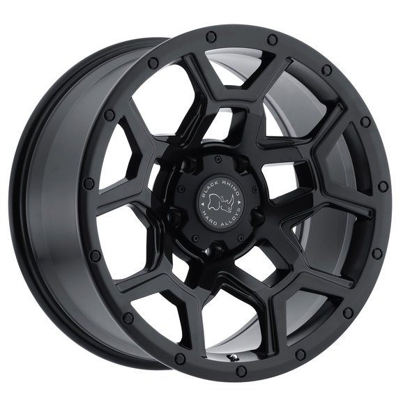 Black Rhino Overland Wheel Black Rhino 1880VRL305127M71 Overland Wheel in 18x8 with 5.7in Backspace Matte Black for 07-20 Jeep Wrangler JL, JK & Gladiator JT