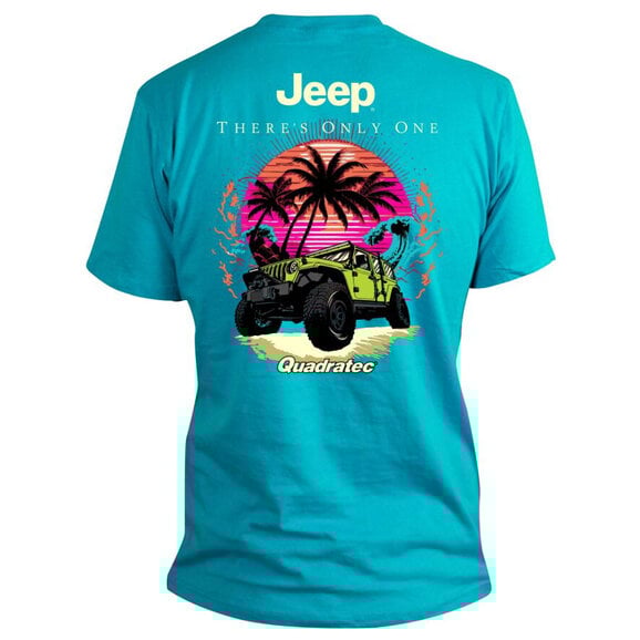 Quadratec Jeep Wild Beach T-Shirt Quadratec Jeep Wild Beach T-Shirt